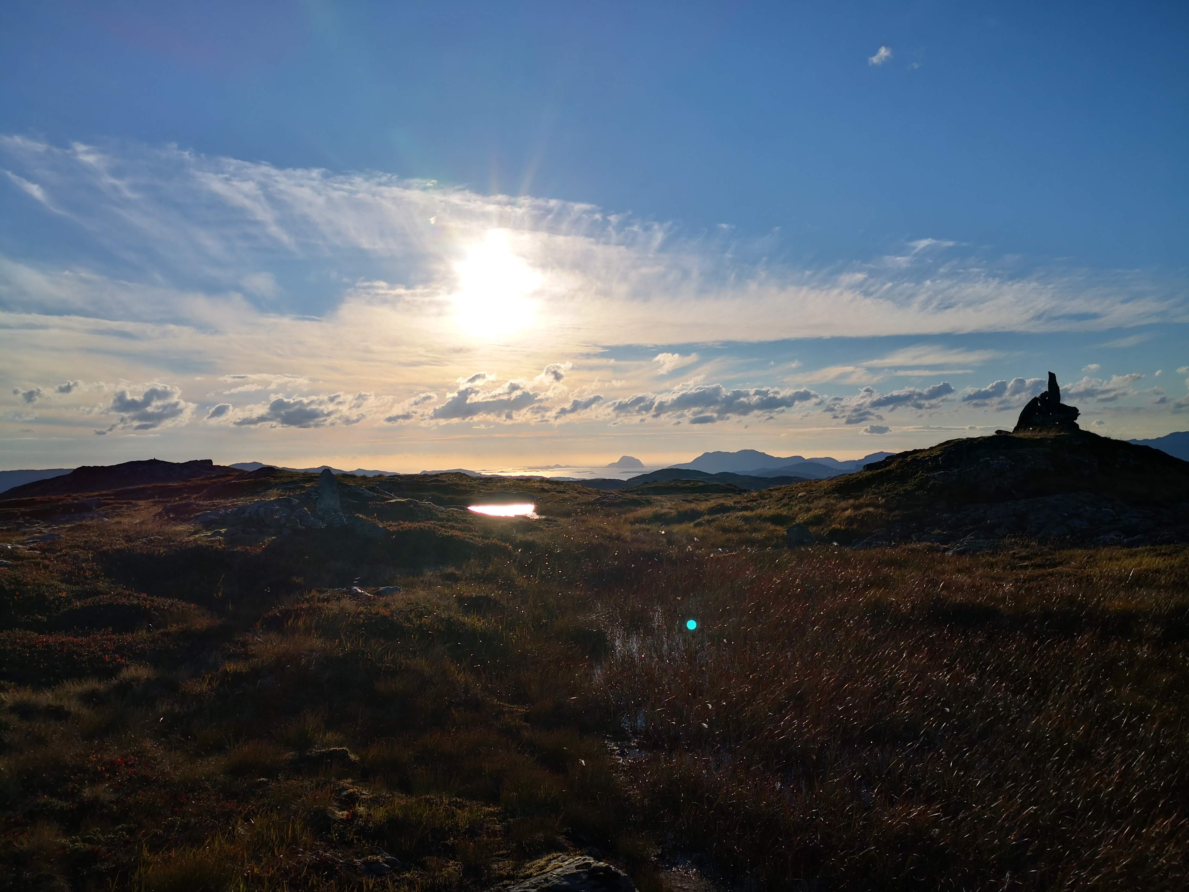 på fjellet over hytta